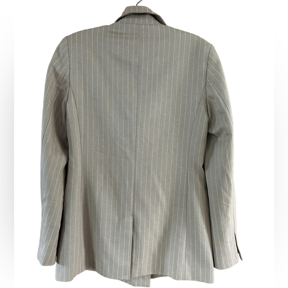 Primark Brown Striped Blazer Women's Size 2 - Picture 3 of 4